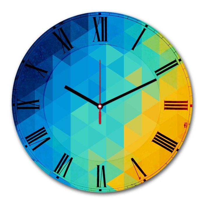 Wallity Reloj Decorativo de MDF Multicolor 3030MS-020